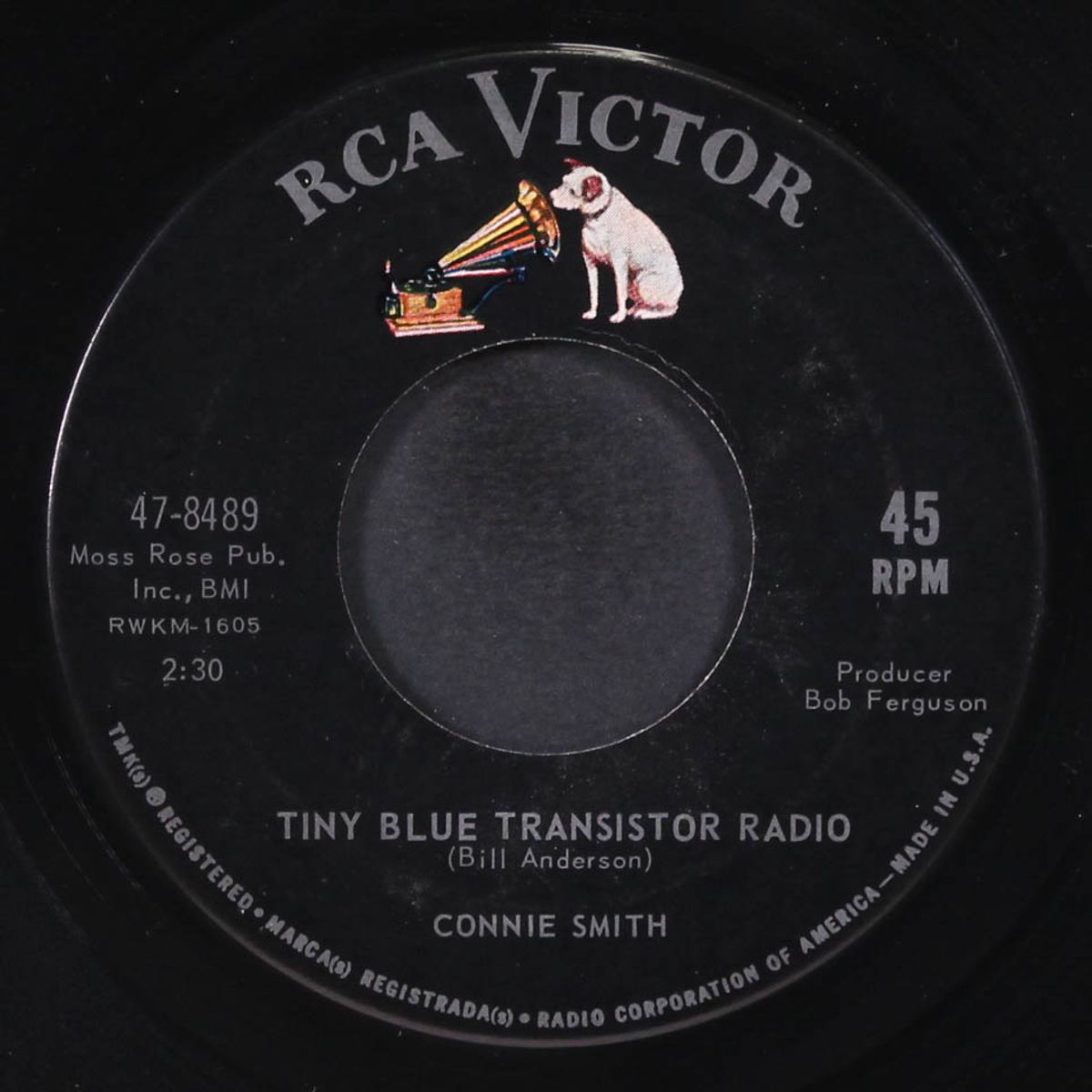 then and only then / tiny blue transistor radio by CONNIE SMITH