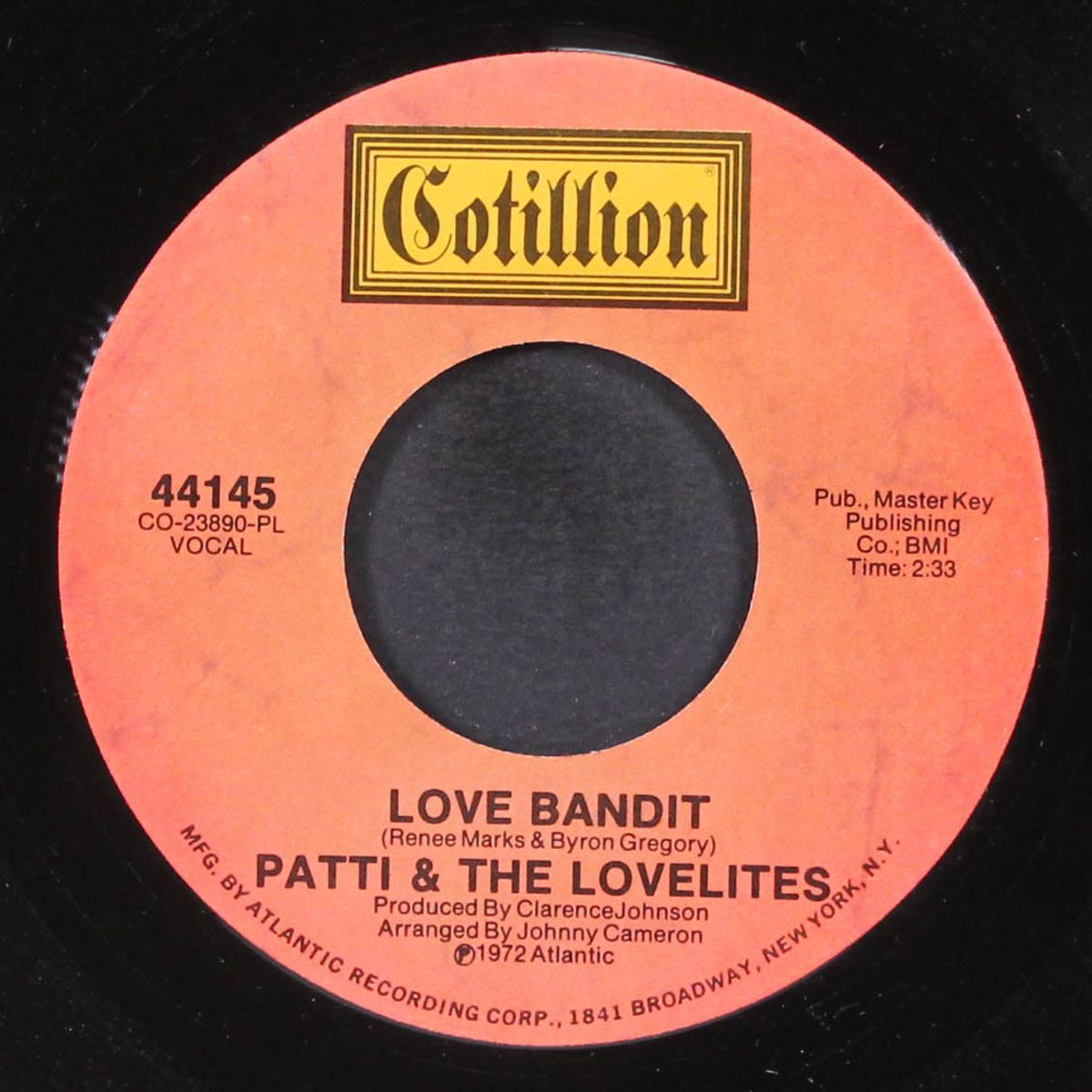 love bandit / i'm the one that you need by PATTI & LOVELITES
