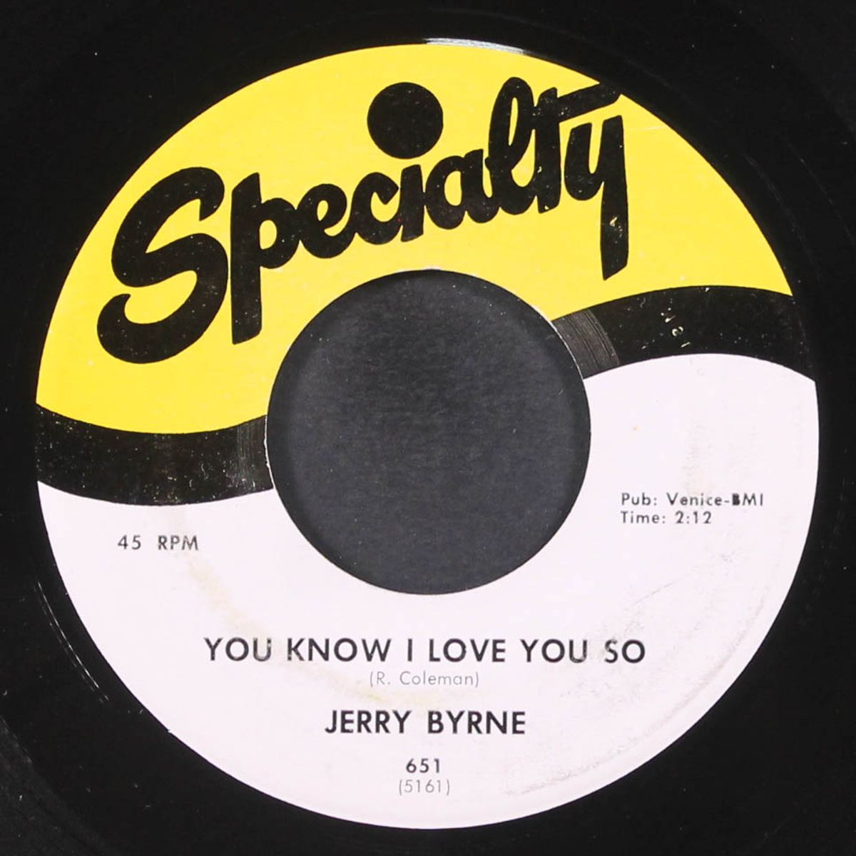 why did i ever say goodbye / you know i love you so by JERRY BYRNE
