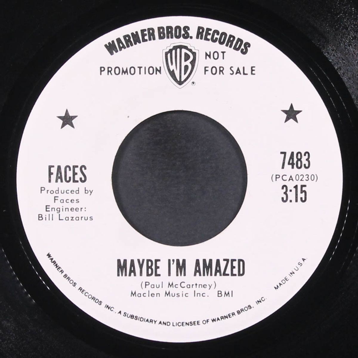 maybe i'm amazed / oh lord i'm browned off by FACES