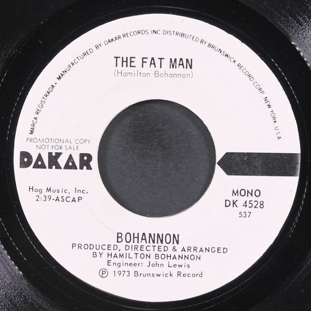 the fat man / mono by BOHANNON