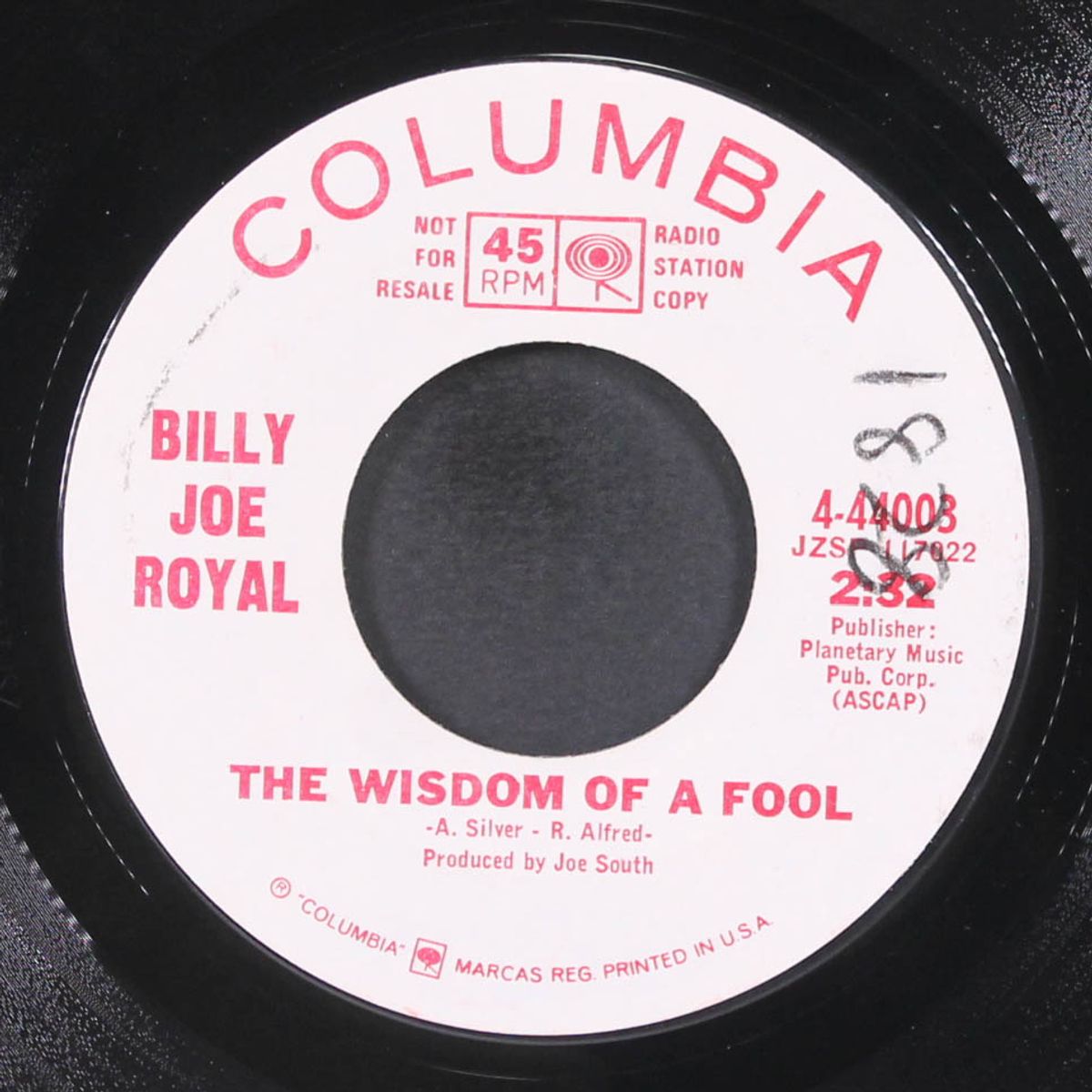 everything turned blue / the wisdom of a fool by BILLY JOE ROYAL