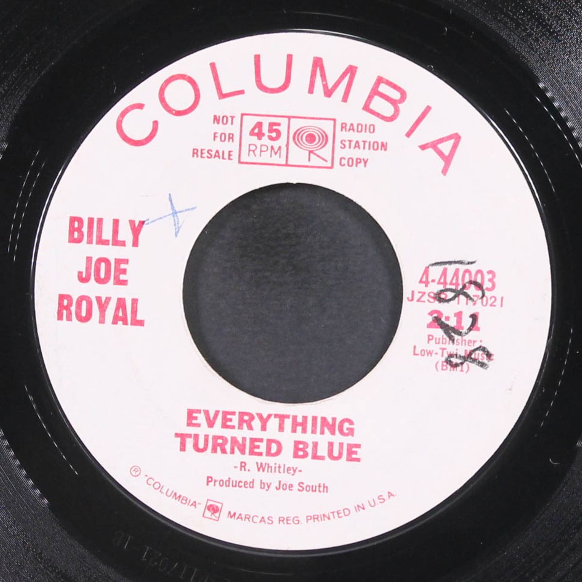 everything turned blue / the wisdom of a fool by BILLY JOE ROYAL
