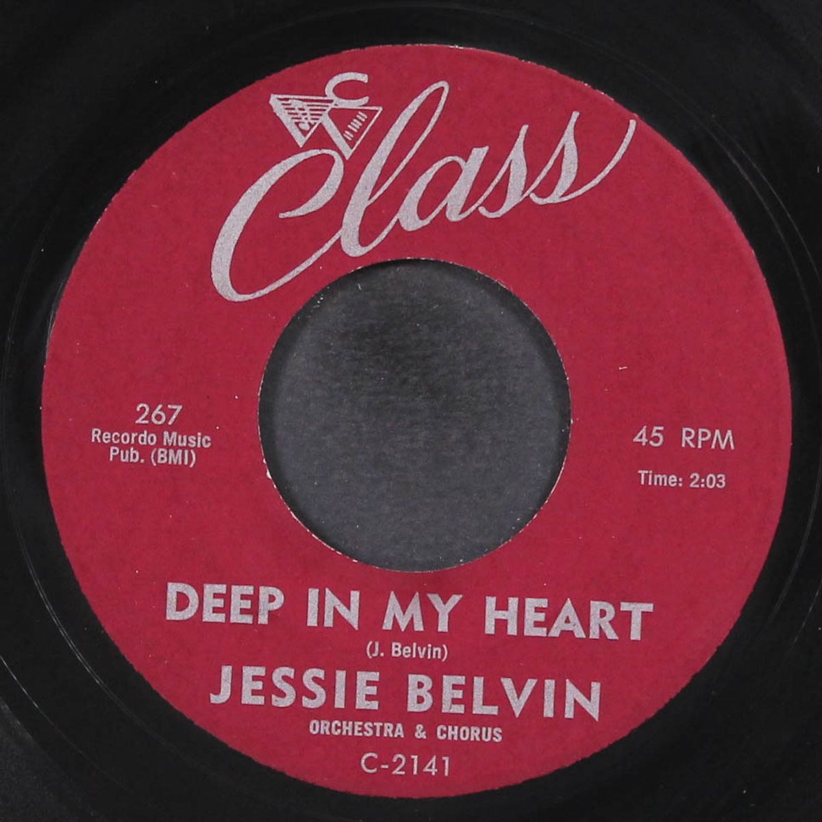 i'm confessin' / deep in my heart by JESSE BELVIN