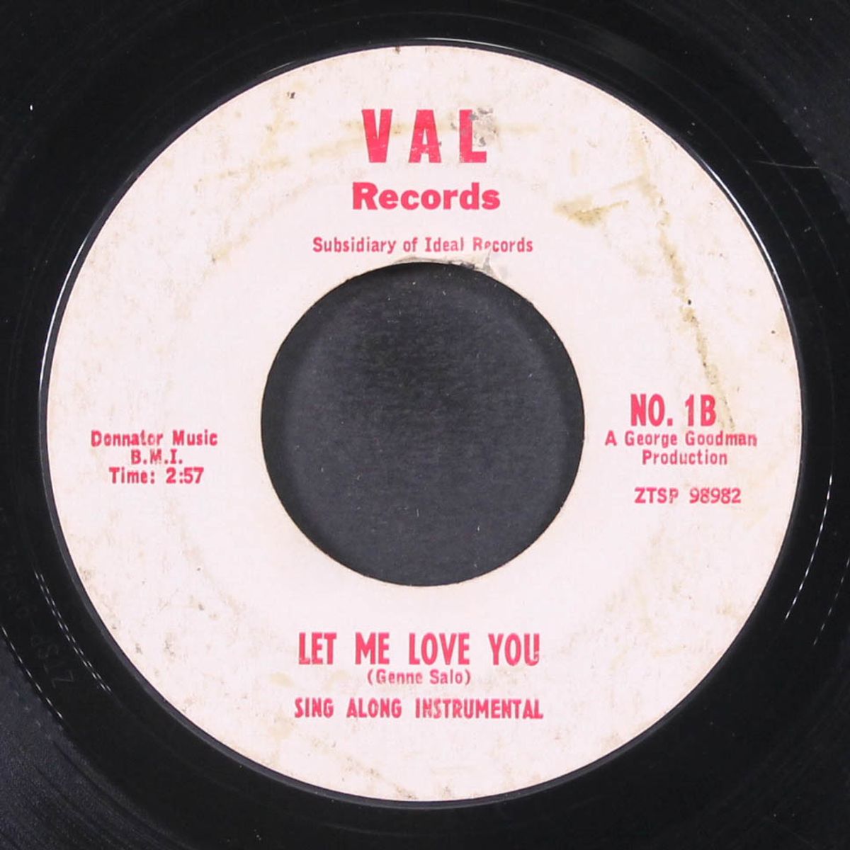 let me love you / let me love you by GEORGE GOODMAN & HEADLINERS