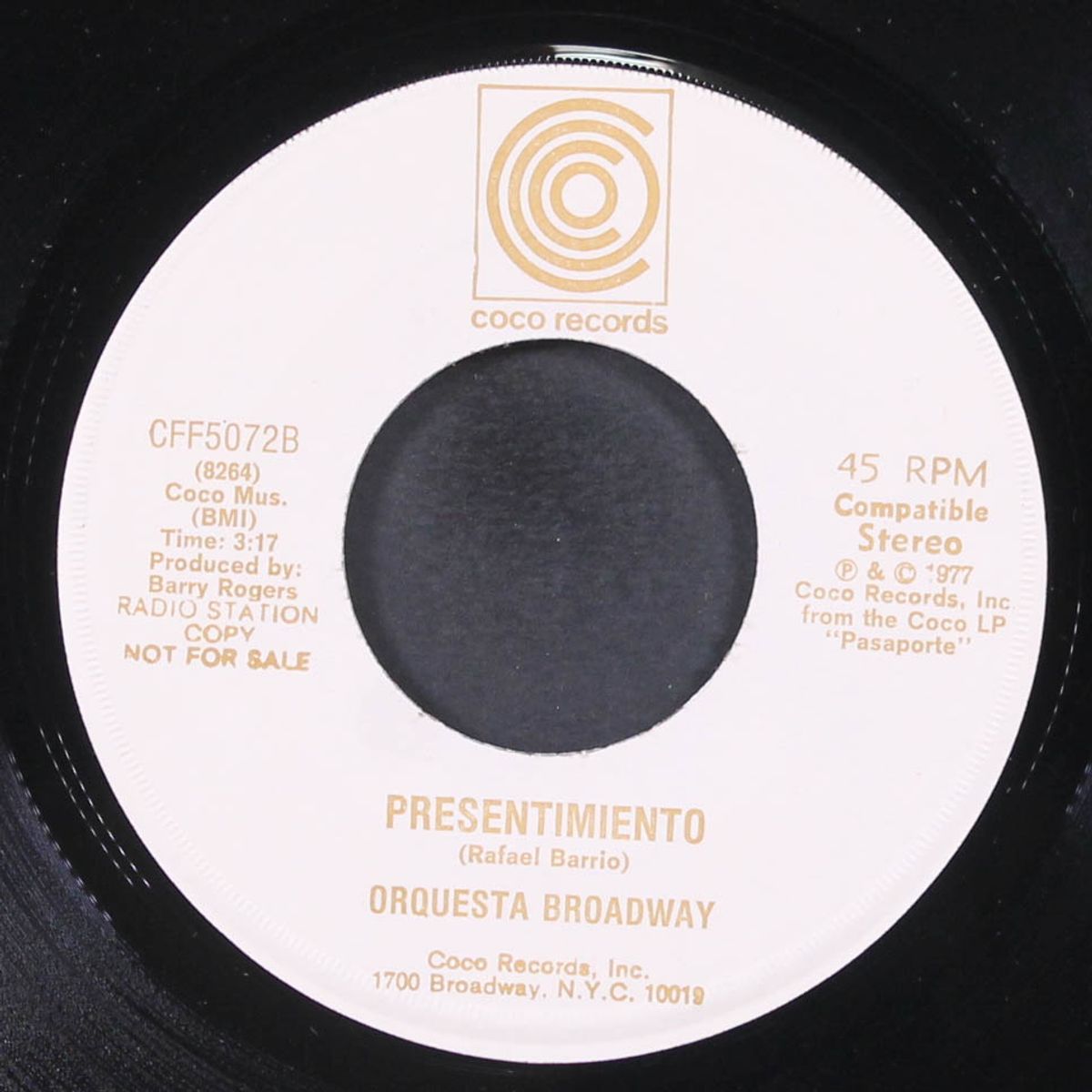 arrepientete / presentimiento by ORQUESTA BROADWAY