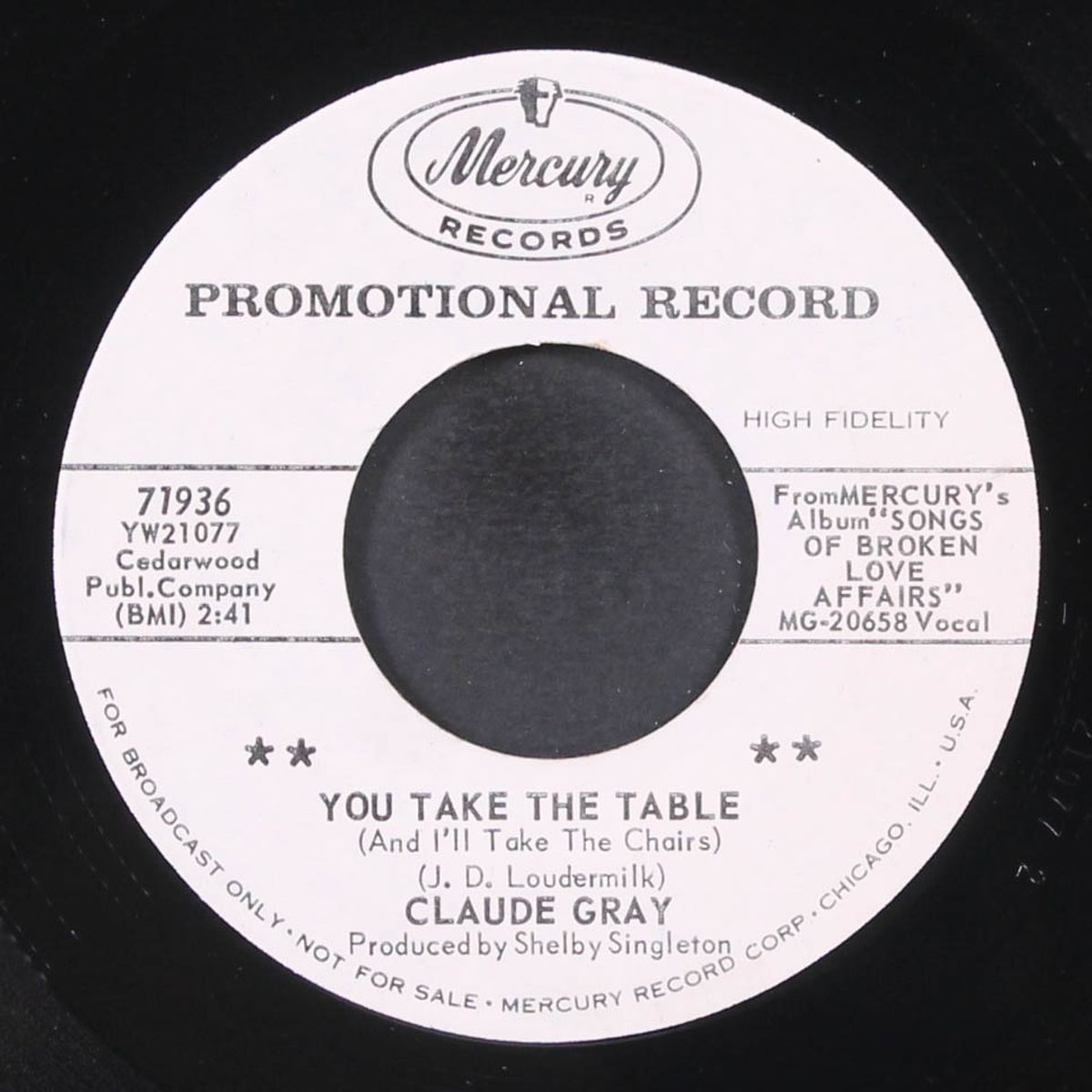 you take the table by CLAUDE GRAY