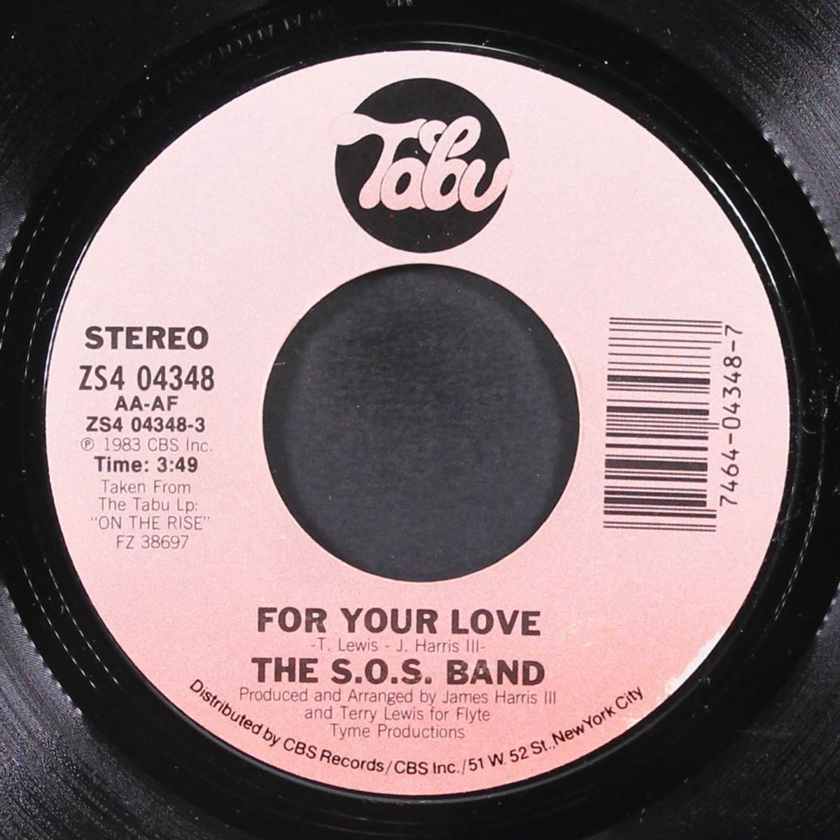 for your love / on the rise by S.O.S. BAND