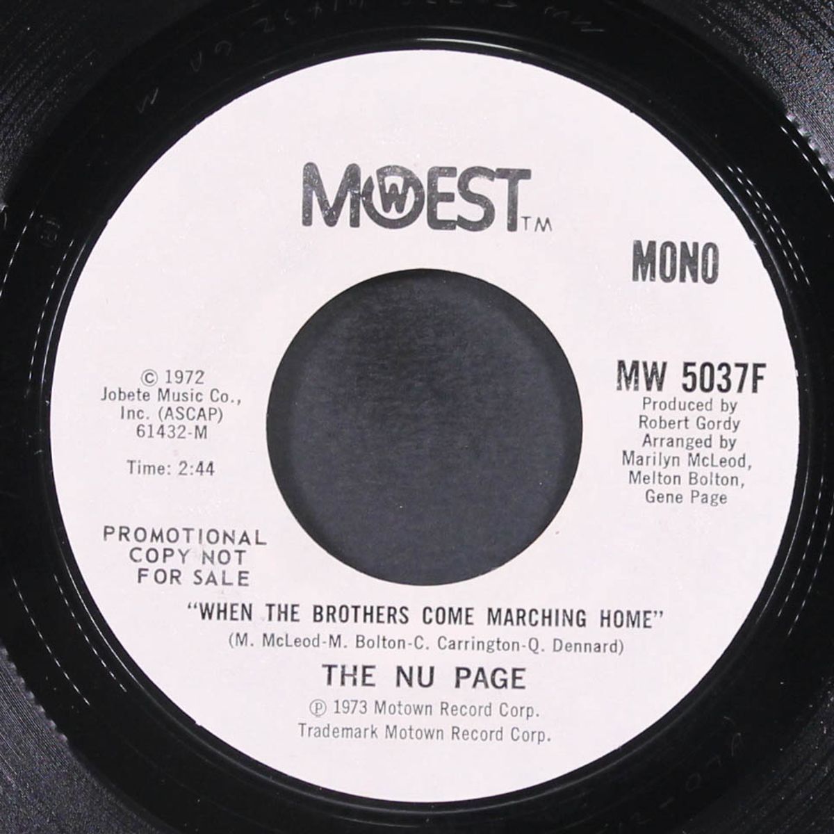 when the brothers come marching home / mono by NU PAGE