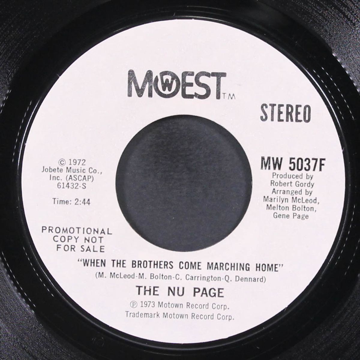 when the brothers come marching home / mono by NU PAGE