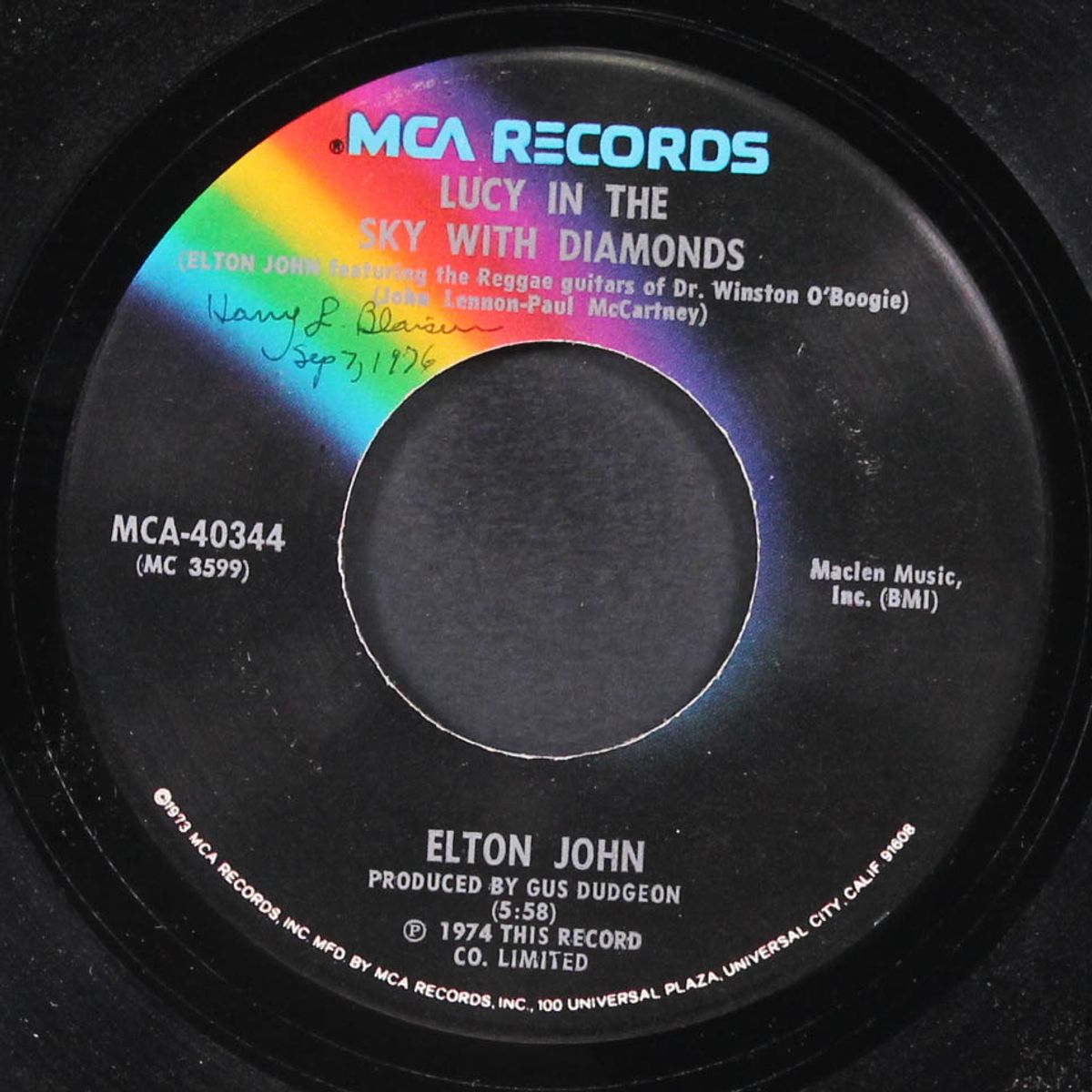 lucy in the sky with diamonds / one day at a time by ELTON JOHN