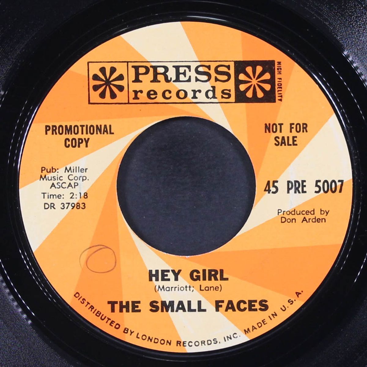 hey girl / almost grown by SMALL FACES