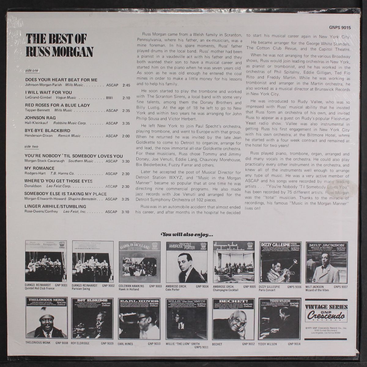 best of by RUSS MORGAN