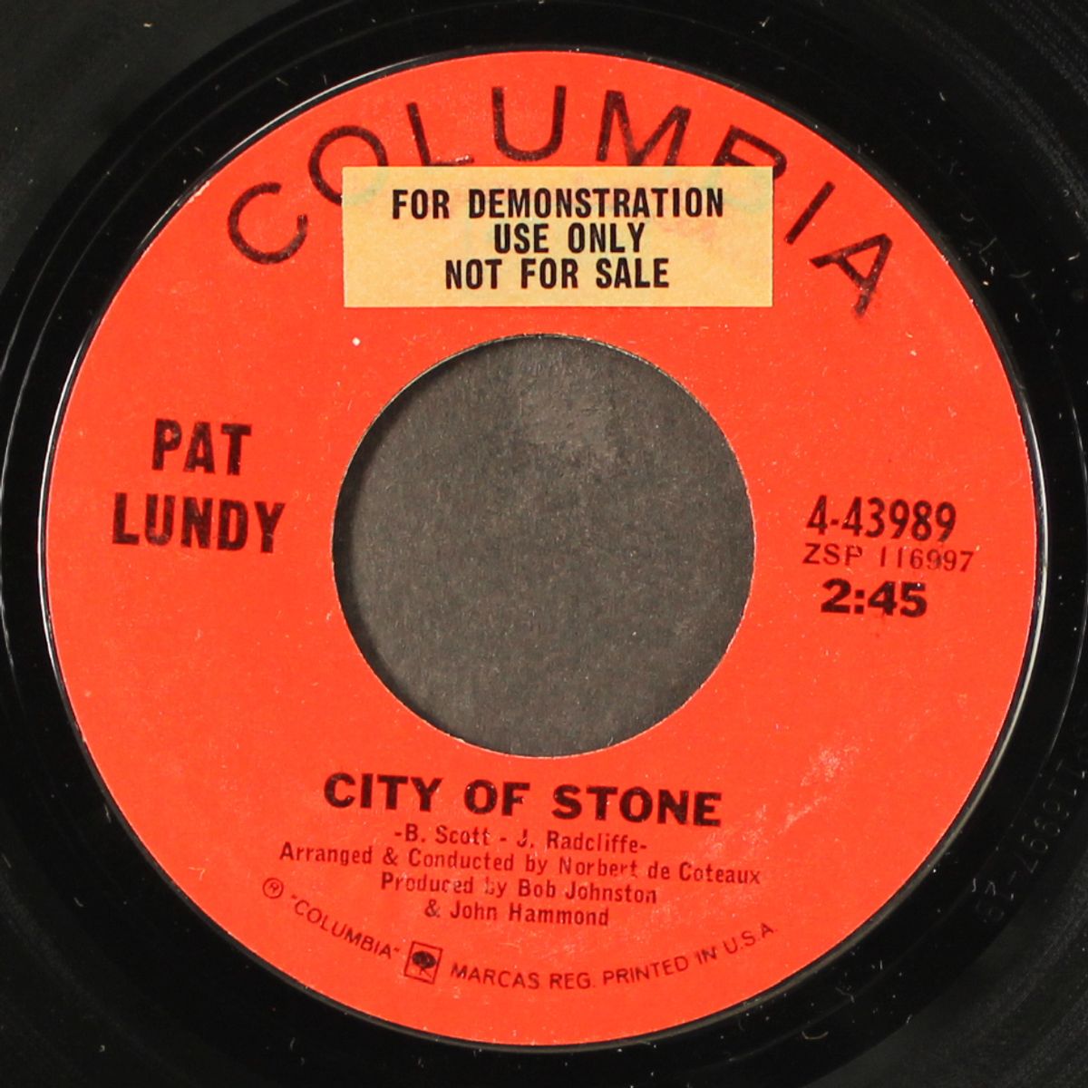 wildfire / city of stone by PAT LUNDY