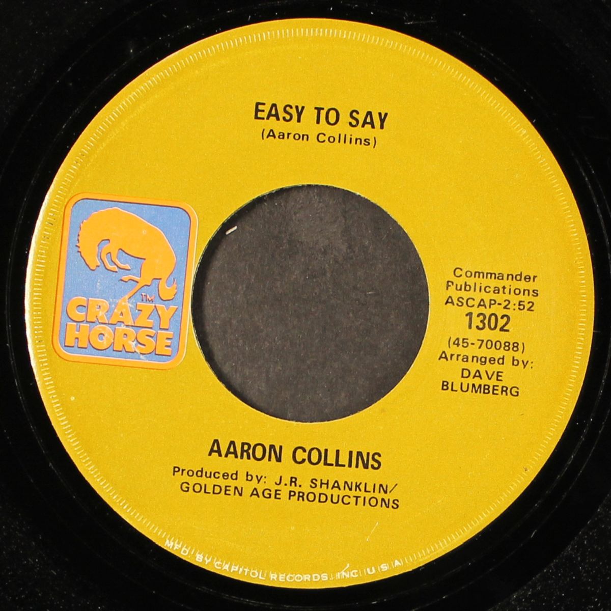 little bit of lovin' / easy to say by AARON COLLINS