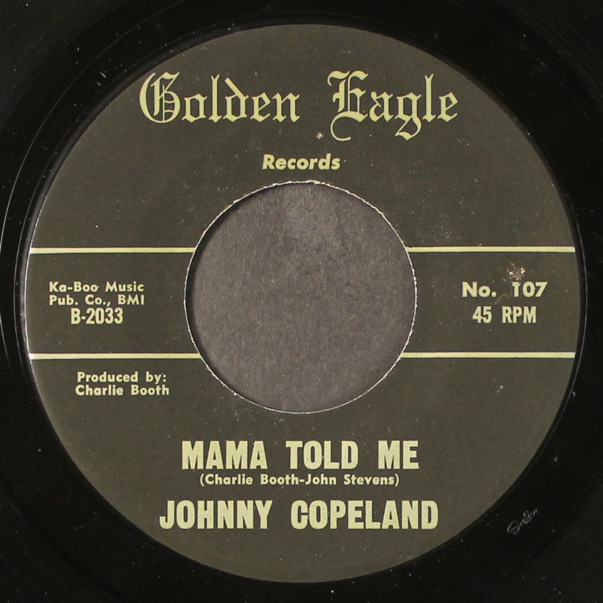 your game is working / mama told me by JOHNNY COPELAND