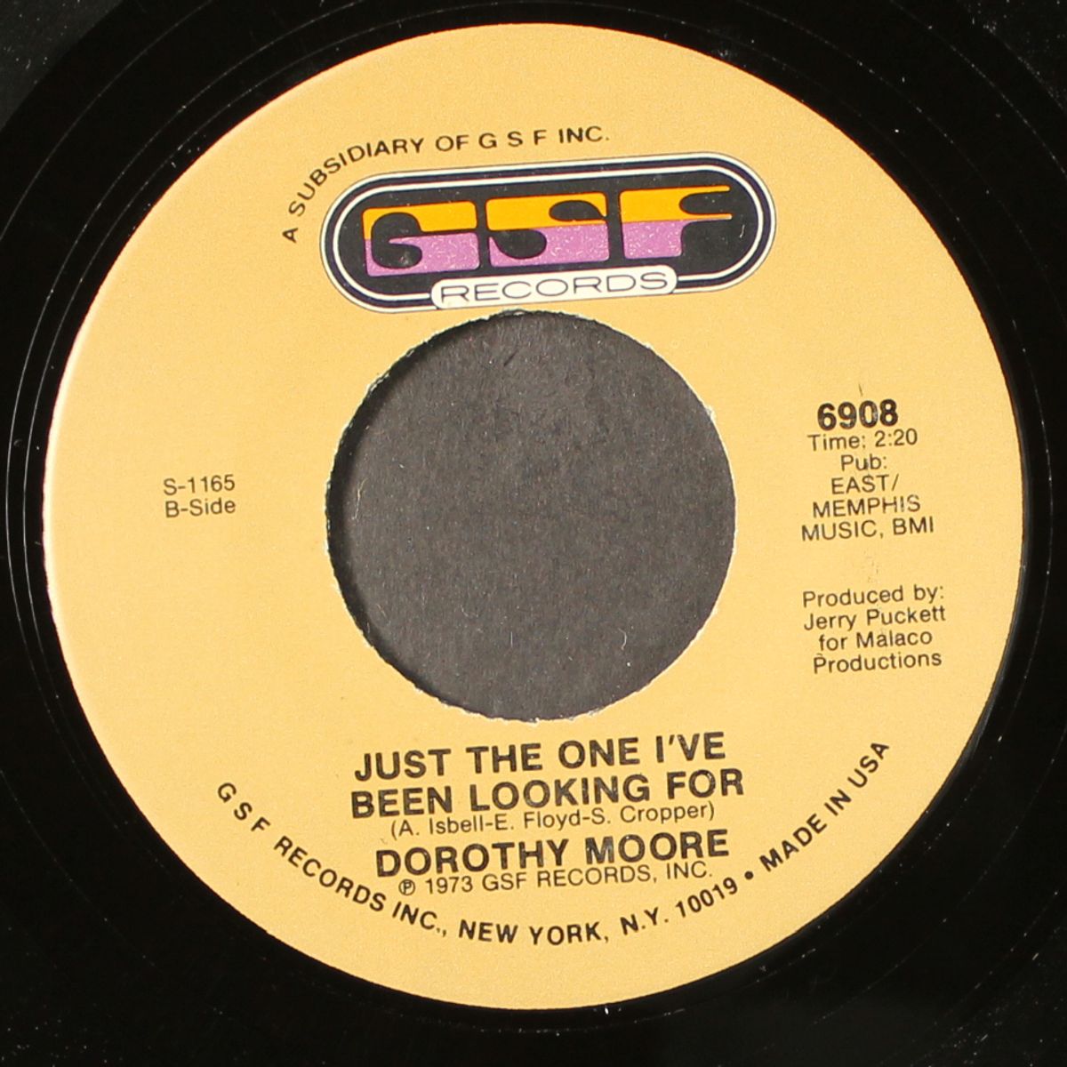 just the one i've been looking for / cry like a baby by DOROTHY MOORE