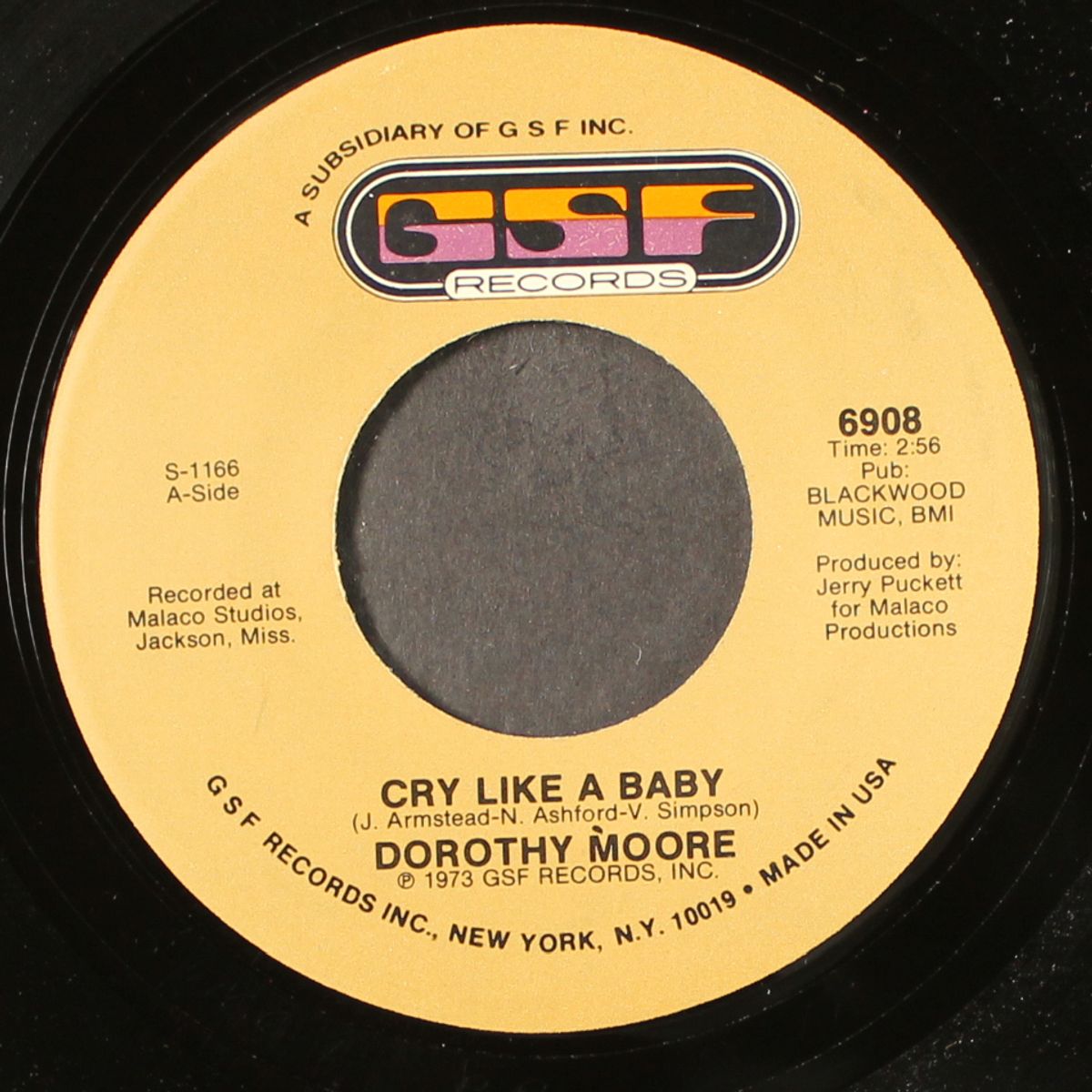 just the one i've been looking for / cry like a baby by DOROTHY MOORE