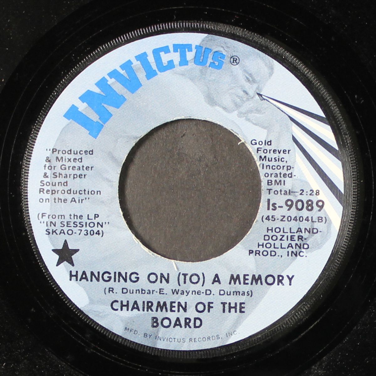 hanging on to a memory by CHAIRMEN OF THE BOARD