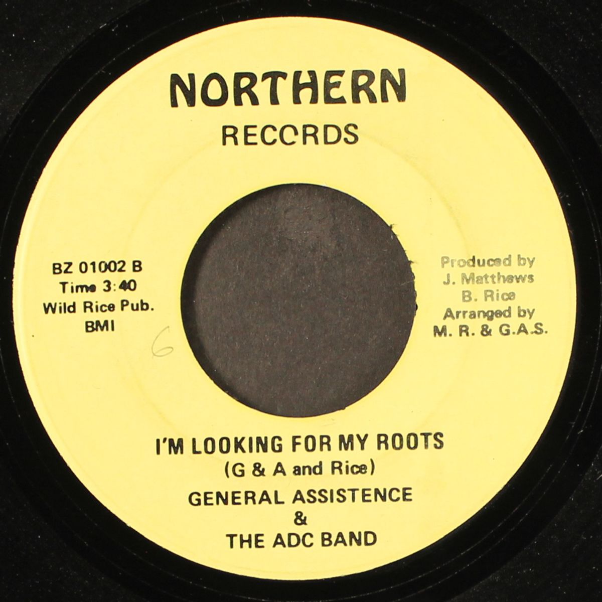 i'm looking for my roots / pleasing plump by GENERAL ASSISTENCE & ADC BAND