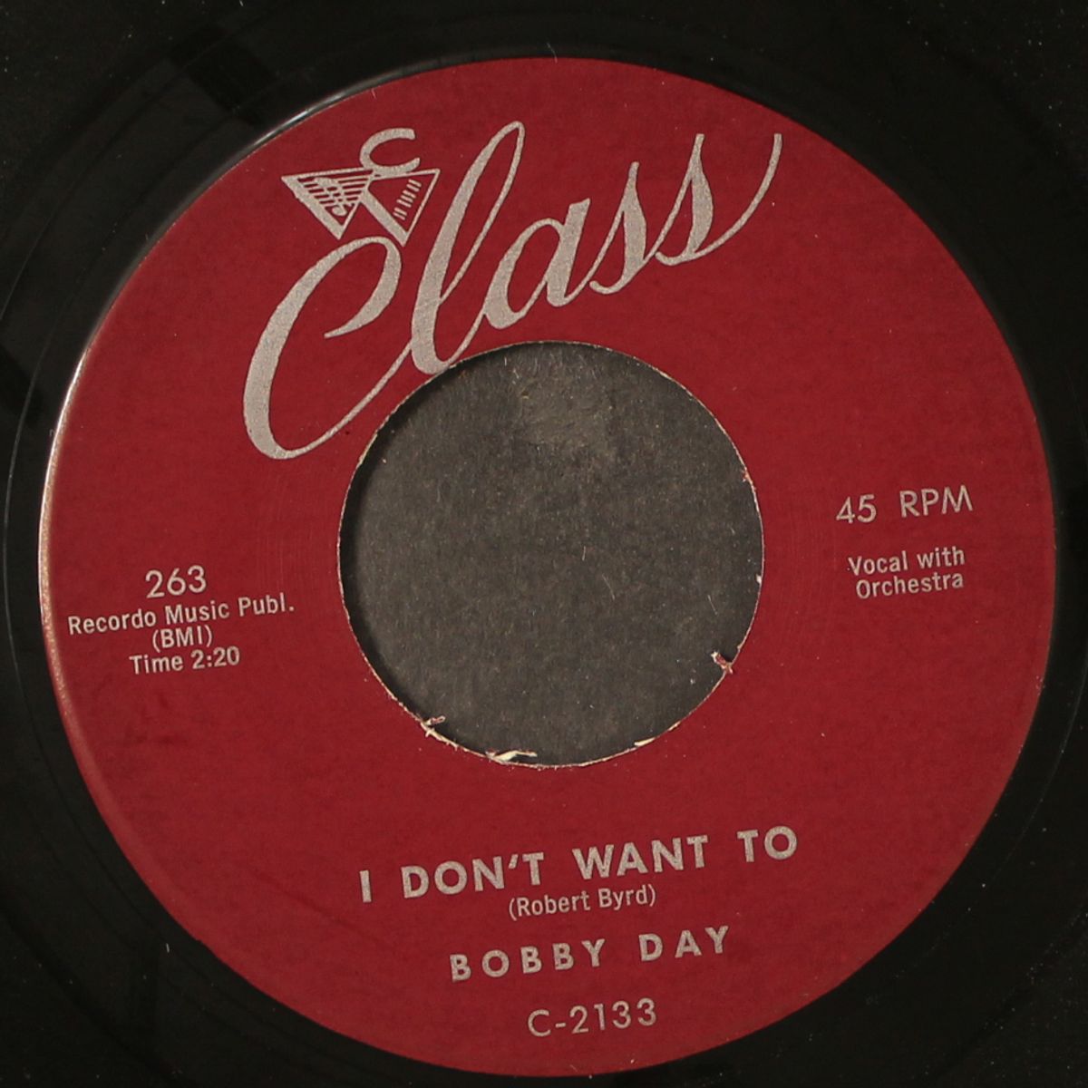 my blue heaven / i don't want to by BOBBY DAY