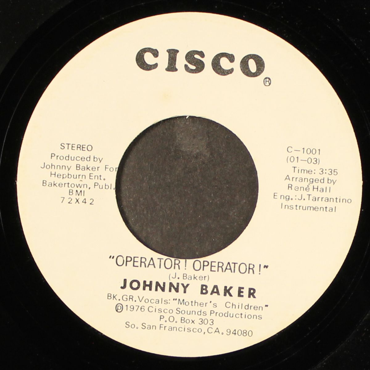 operator! operator! / part 2 by JOHNNY BAKER