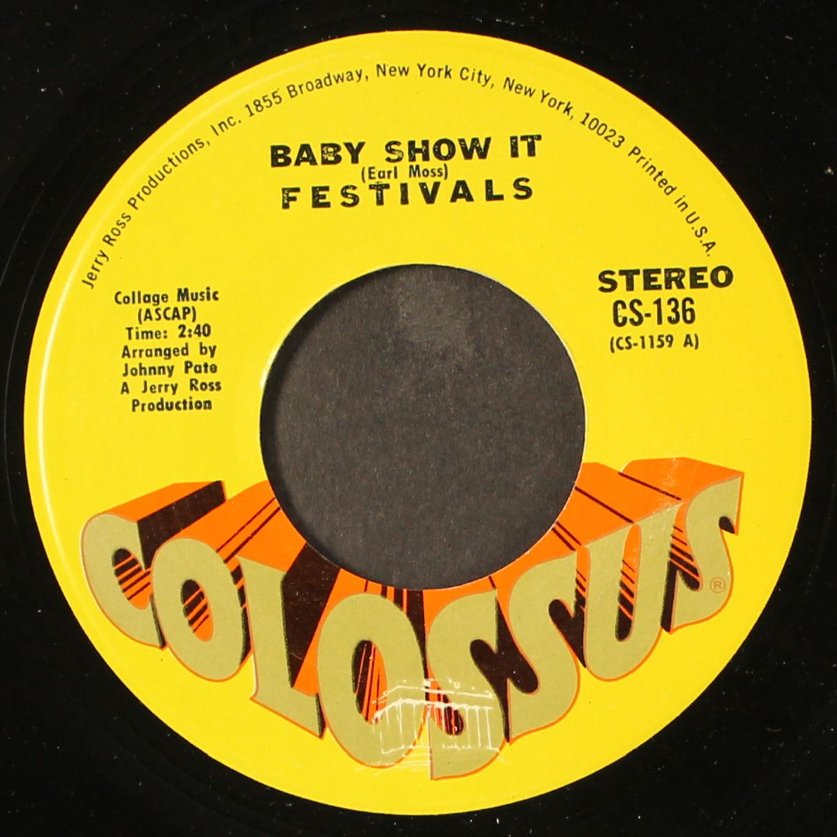 baby show it / take your time by FESTIVALS
