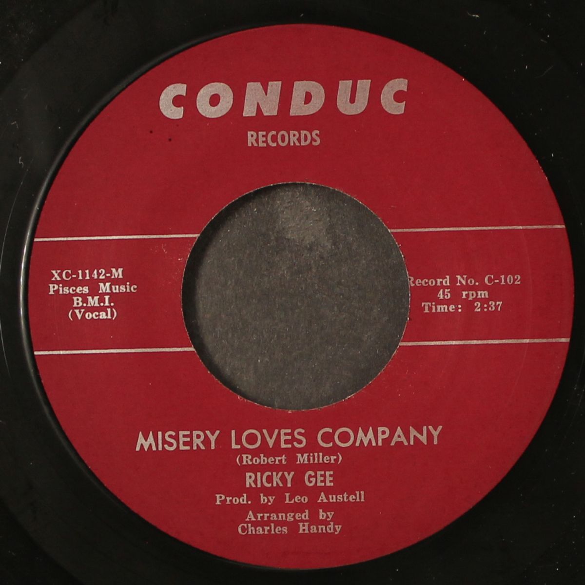 i will get you there / misery loves company by RICKY GEE