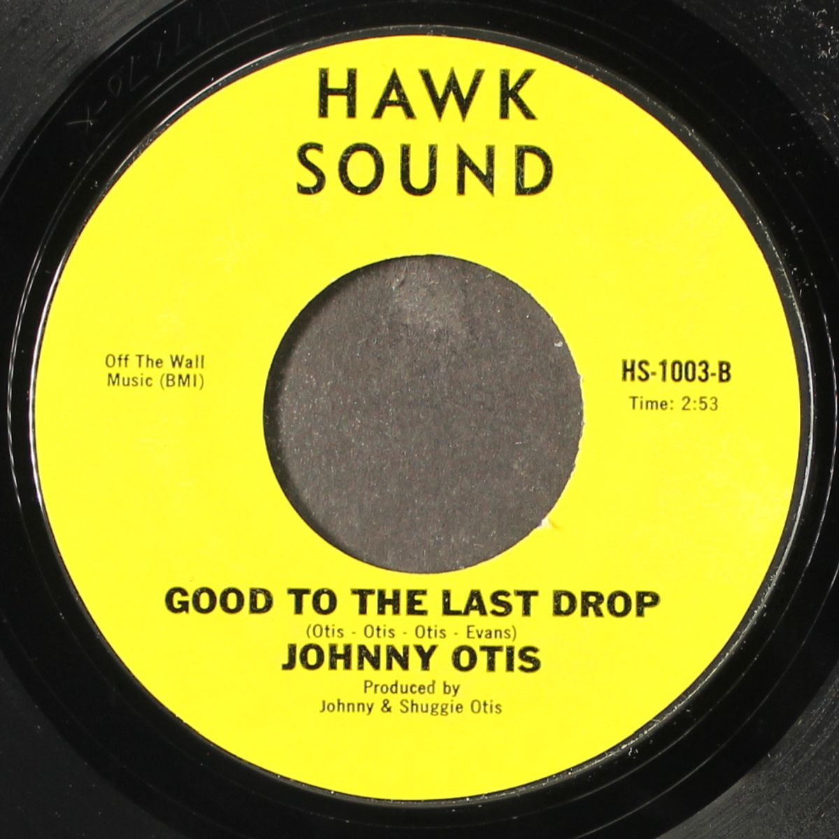 jaws / good to the last drop by JOHNNY OTIS