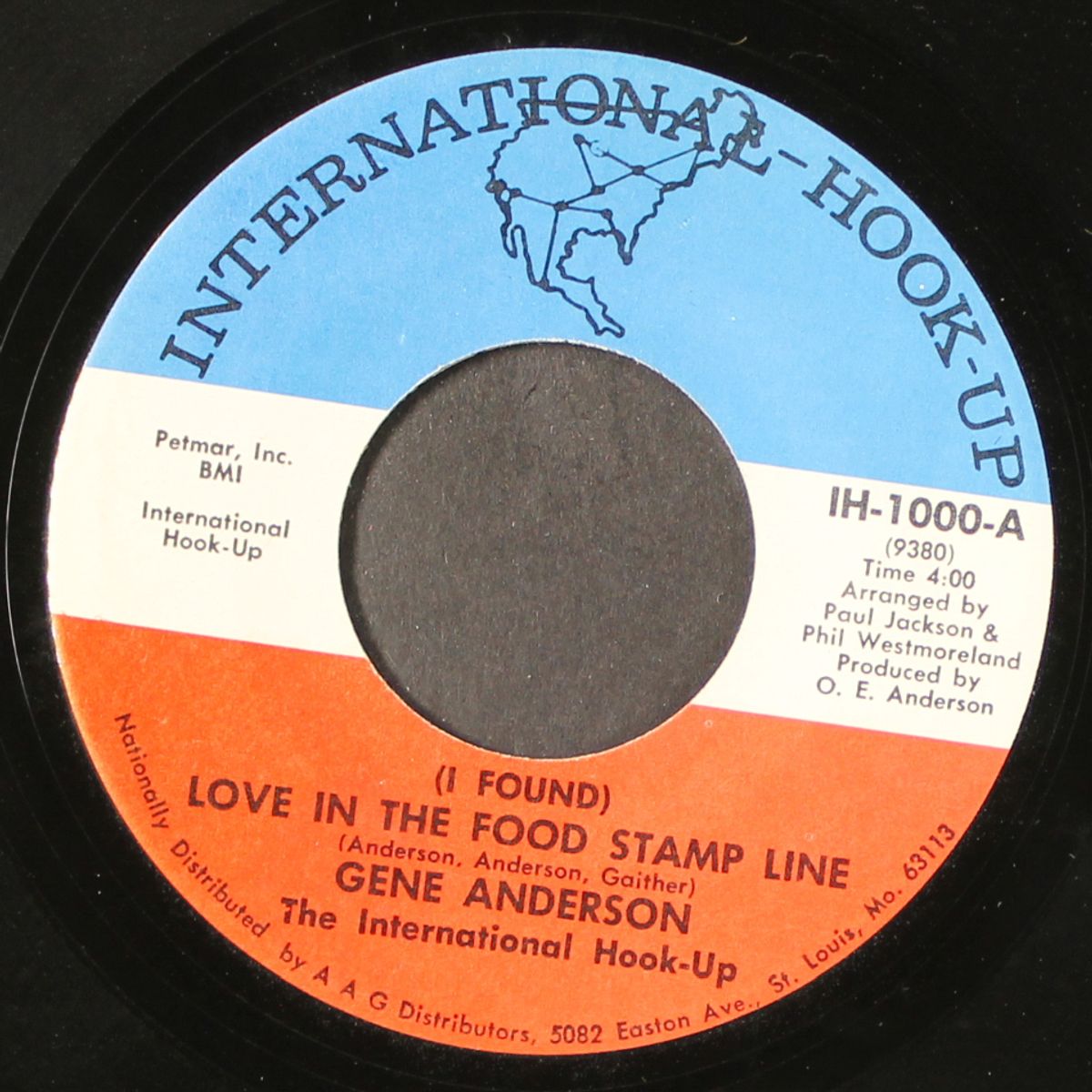 i found love in the food stamp line by GENE ANDERSON & INTERNATIONAL HOOK-UP