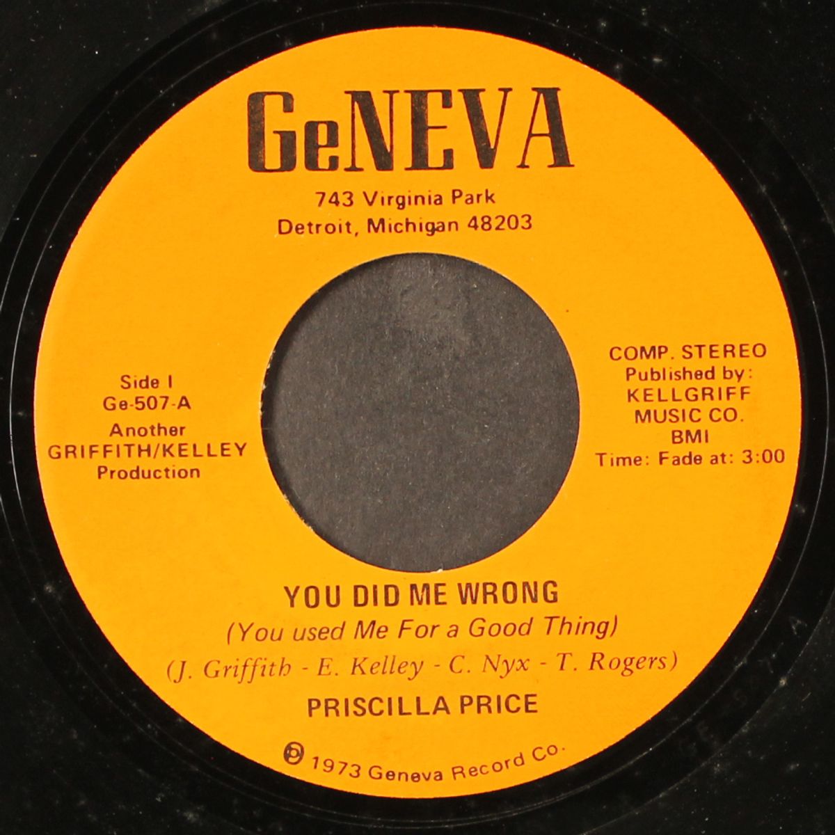 you did me wrong / i'm forgiving you by PRISCILLA PRICE