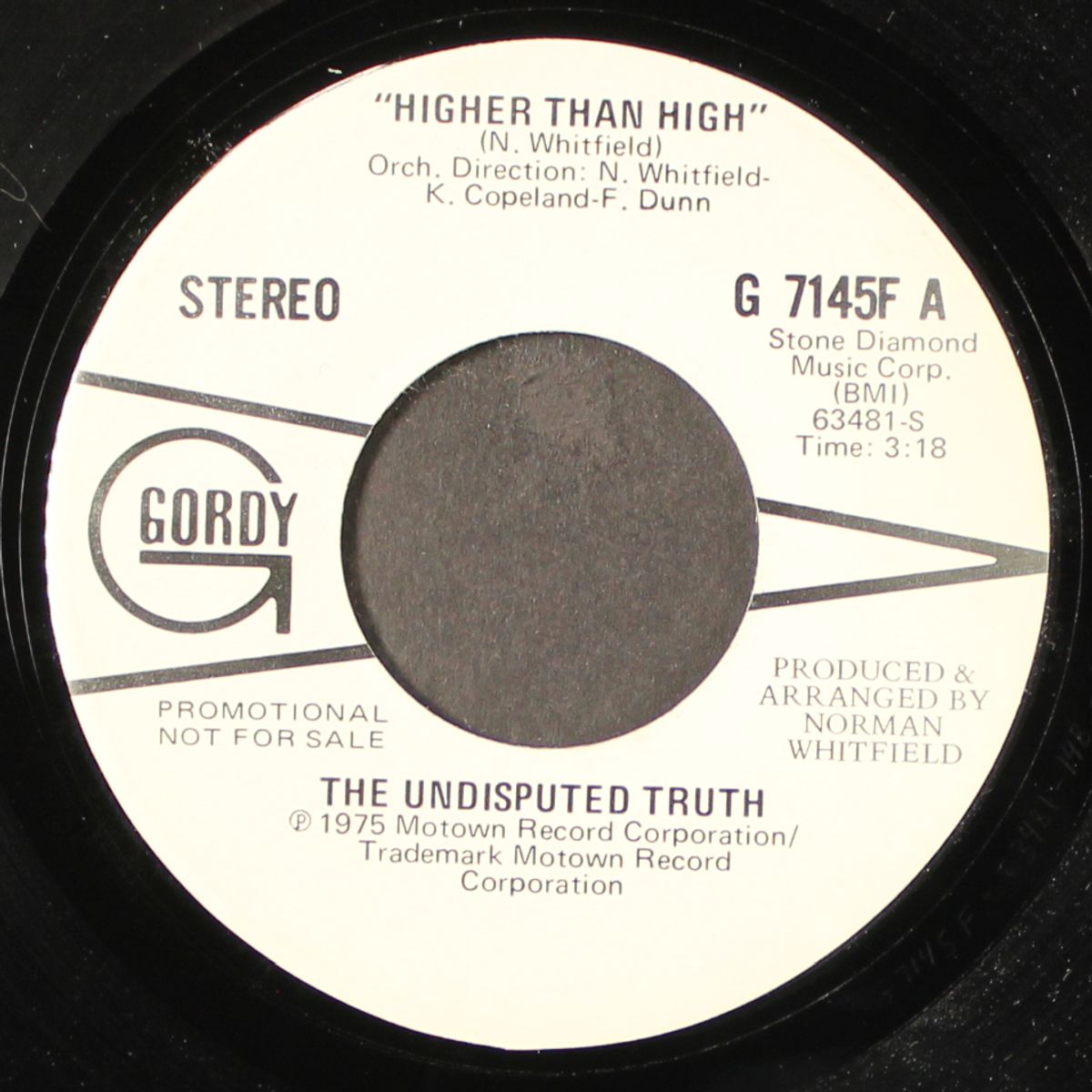 higher than high / mono by UNDISPUTED TRUTH