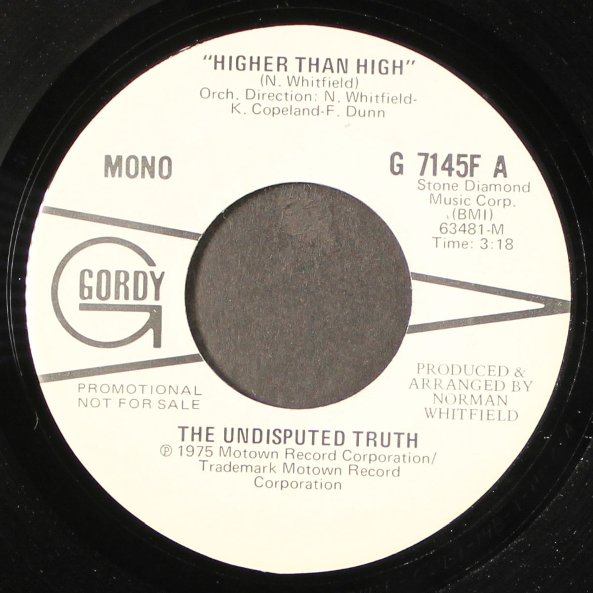 higher than high / mono by UNDISPUTED TRUTH