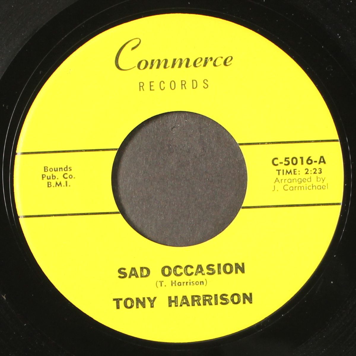 sad occasion / i'm not the only one by TONY HARRISON
