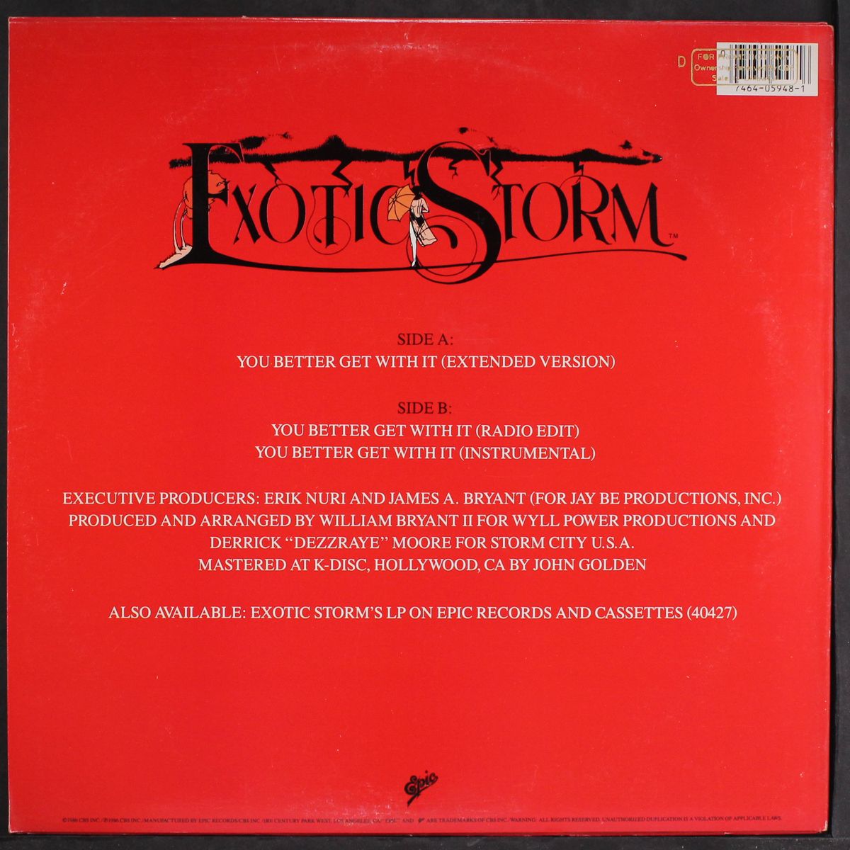 you better get with it by EXOTIC STORM
