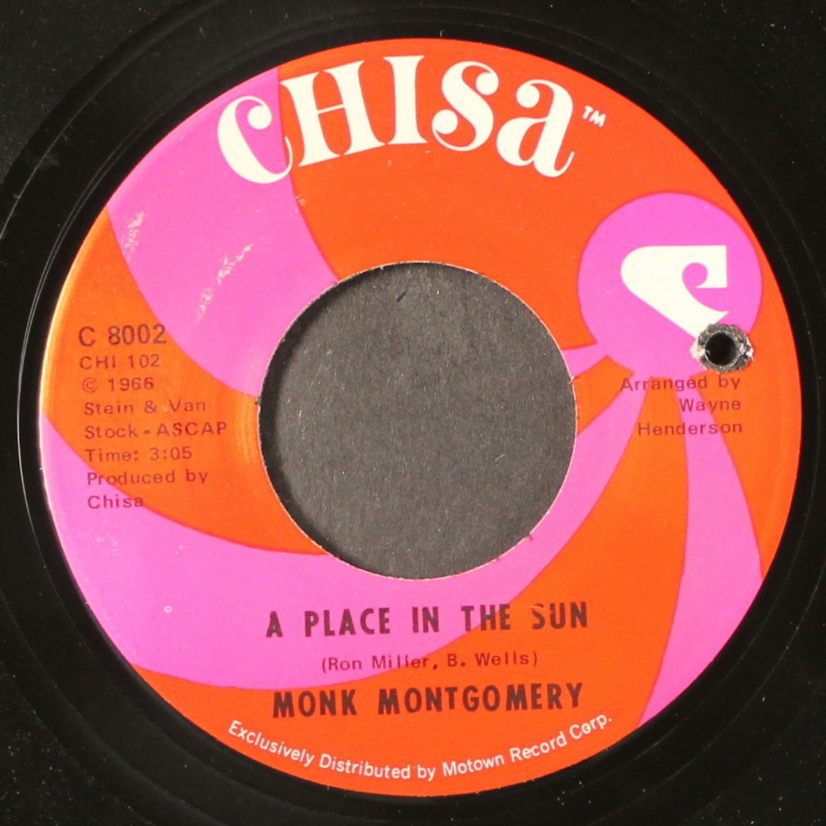 a place in the sun / your love by MONK MONTGOMERY