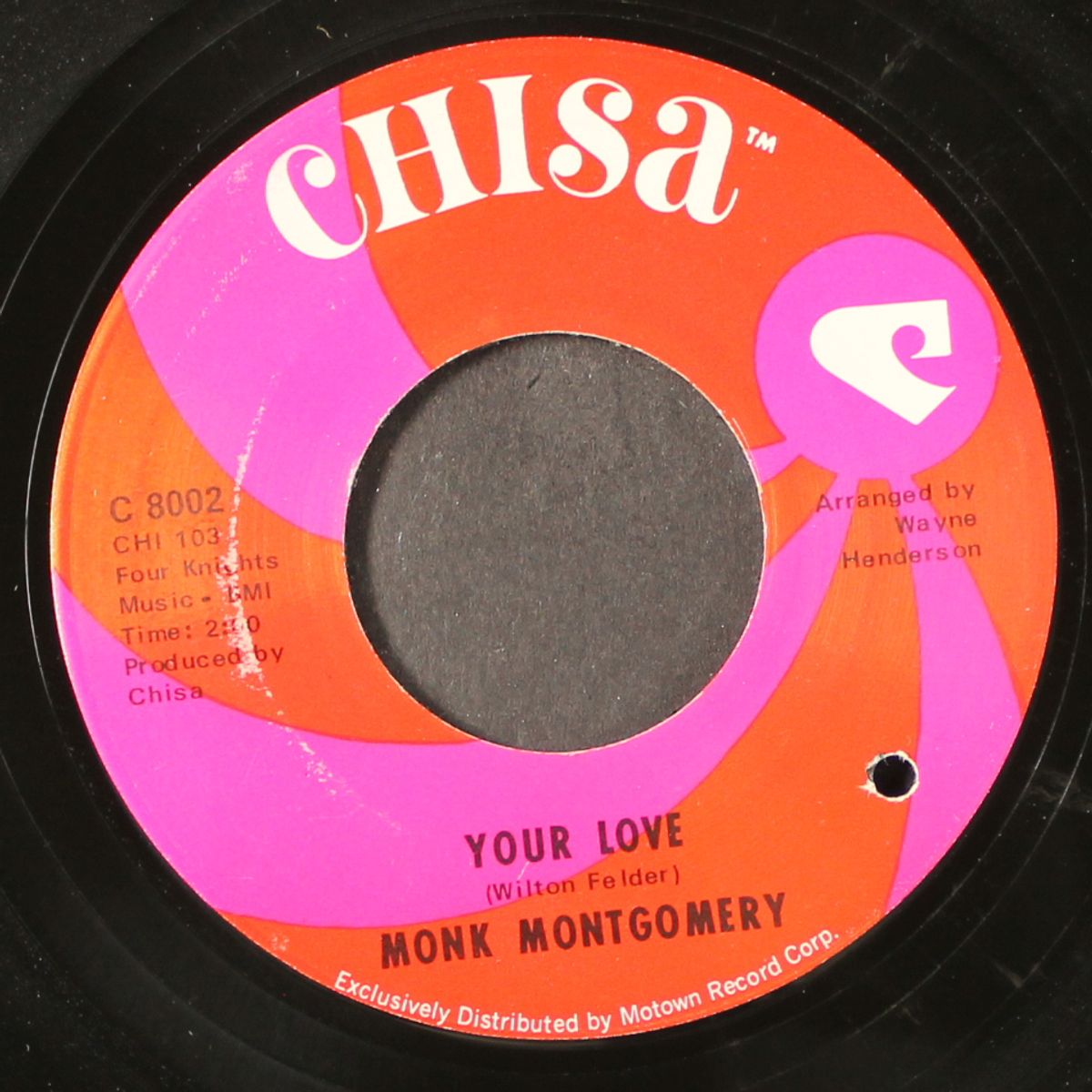 a place in the sun / your love by MONK MONTGOMERY