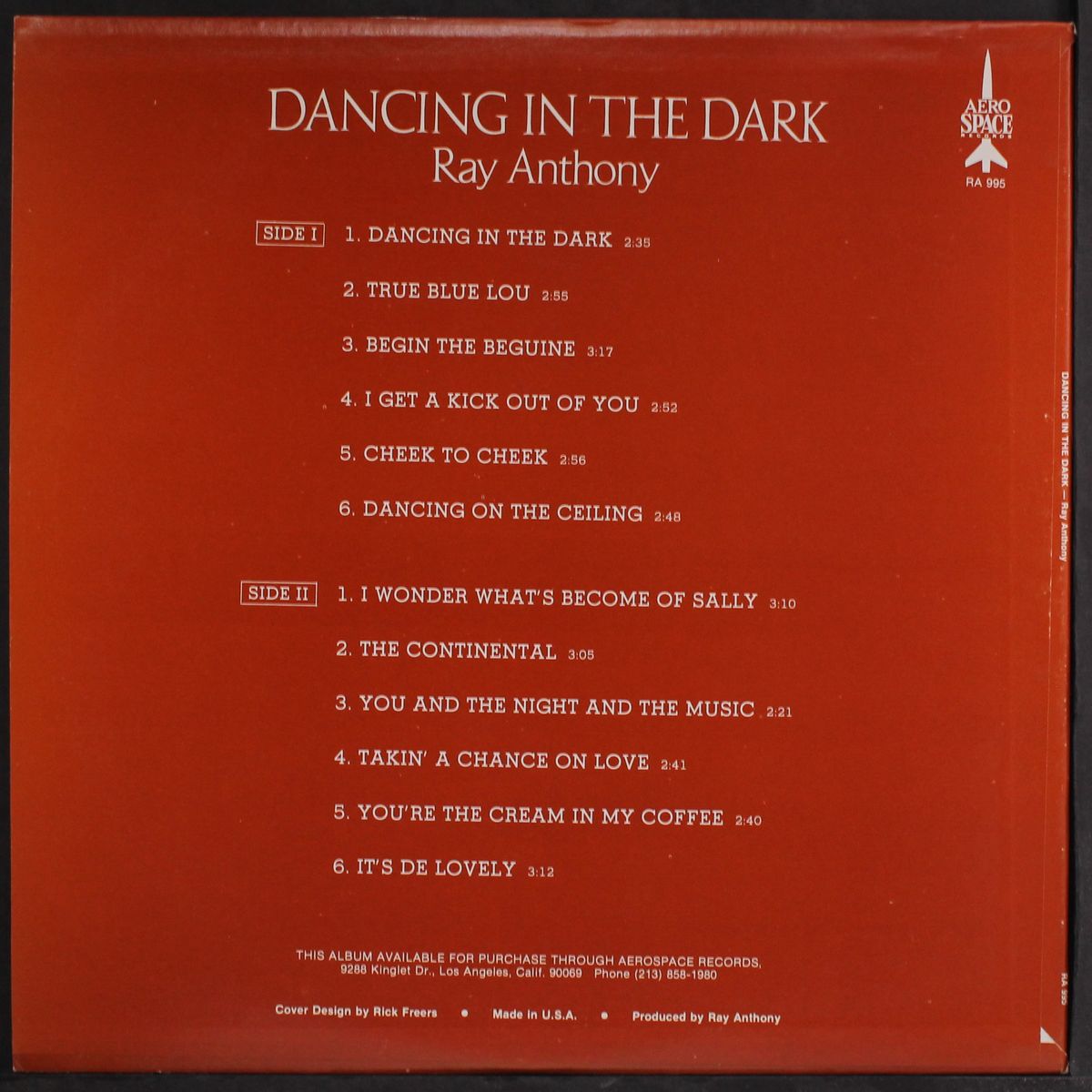 dancing in the dark by RAY ANTHONY