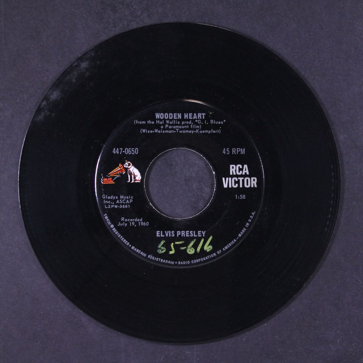 puppet on a string by ELVIS PRESLEY