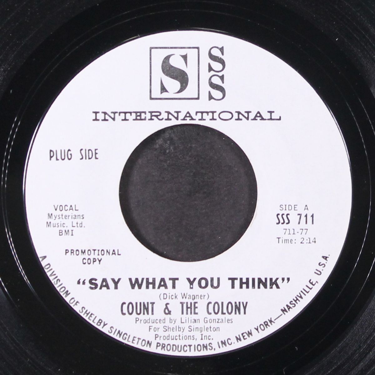 say what you think / same by COUNT & COLONY