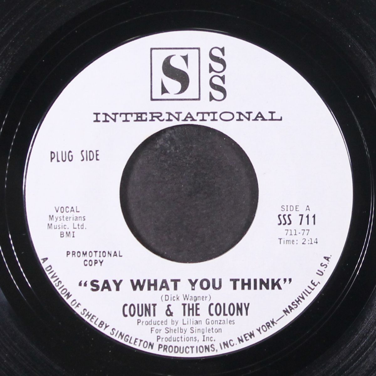 say what you think / same by COUNT & COLONY