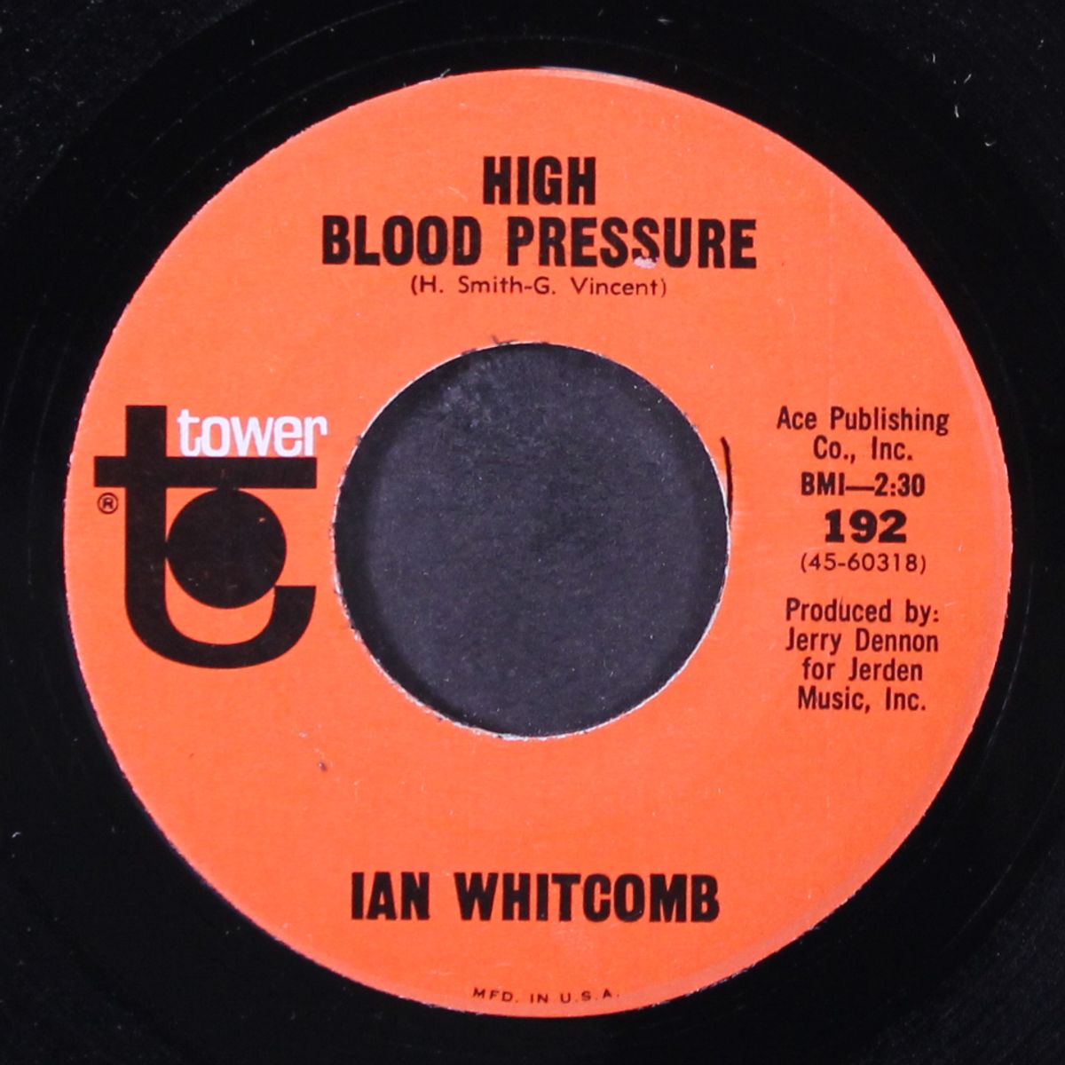 good hard rock / high blood pressure by IAN WHITCOMB