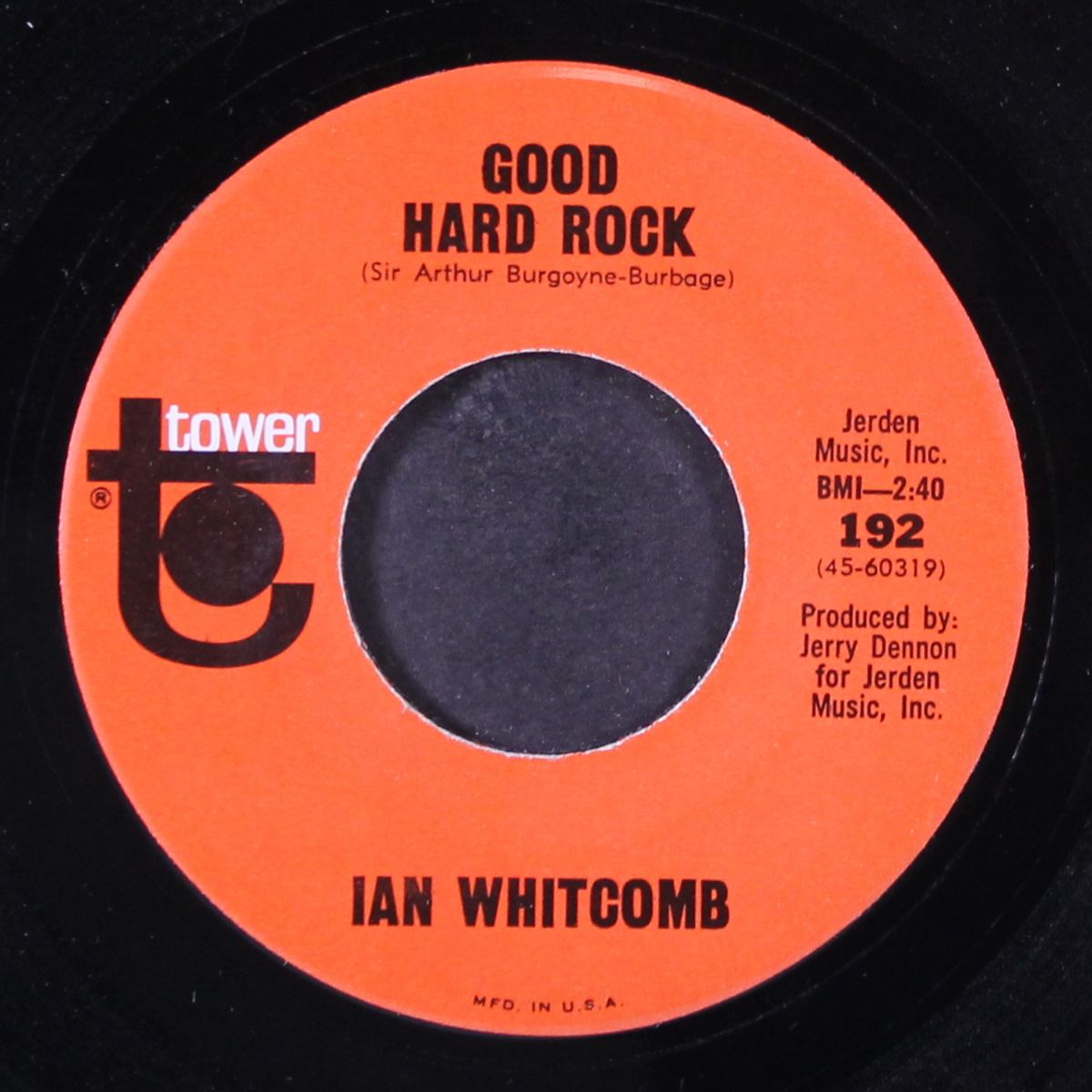 good hard rock / high blood pressure by IAN WHITCOMB