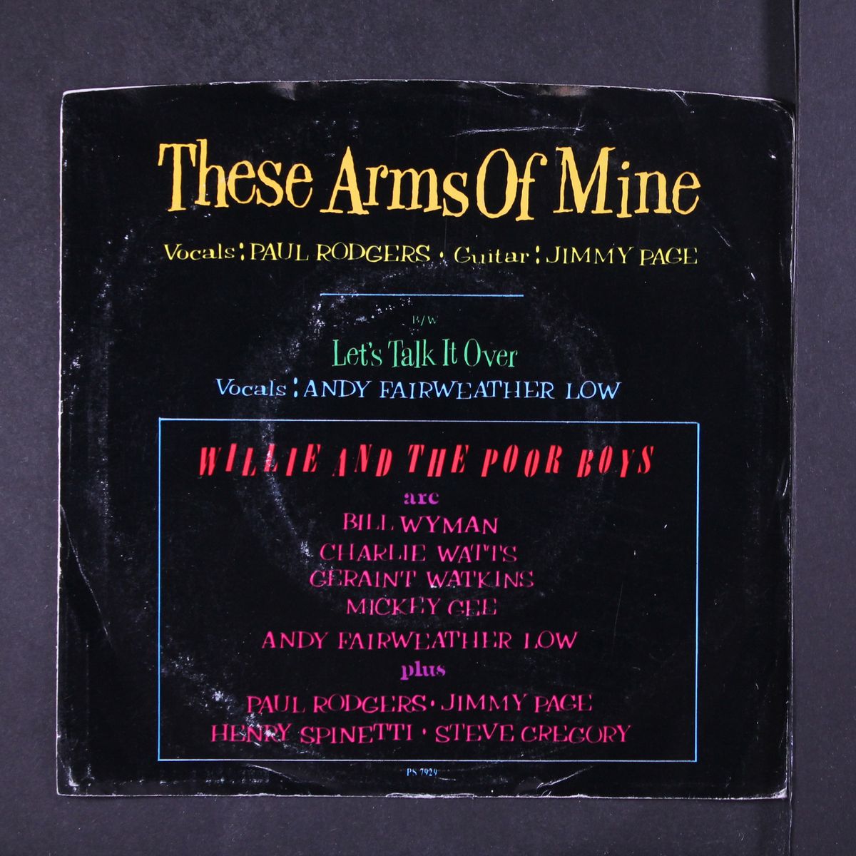 these arms of mine by WILLIE & POOR BOYS