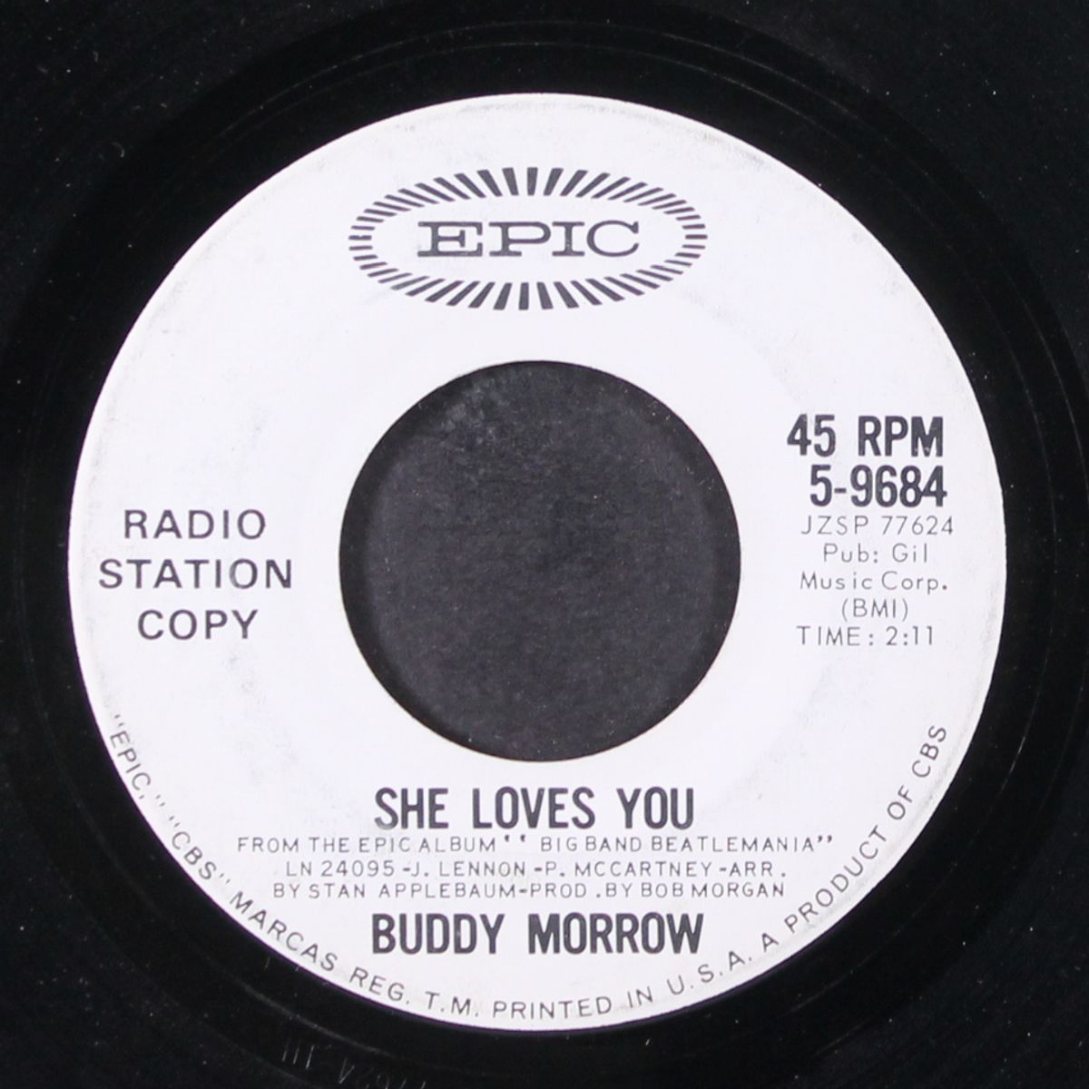 she loves you / needles and pins by BUDDY MORROW
