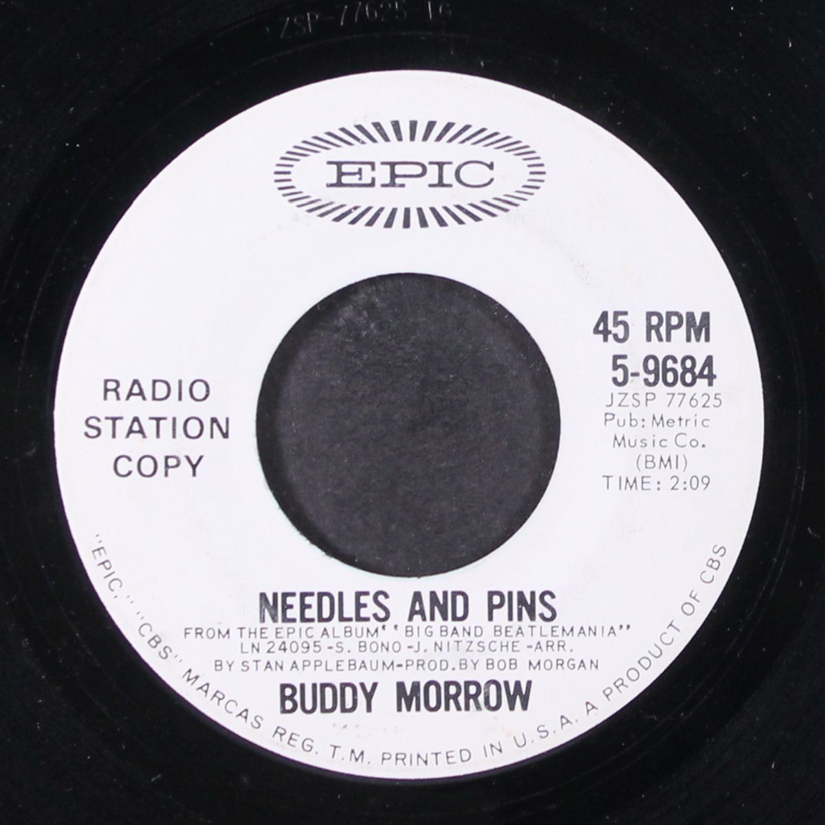 she loves you / needles and pins by BUDDY MORROW