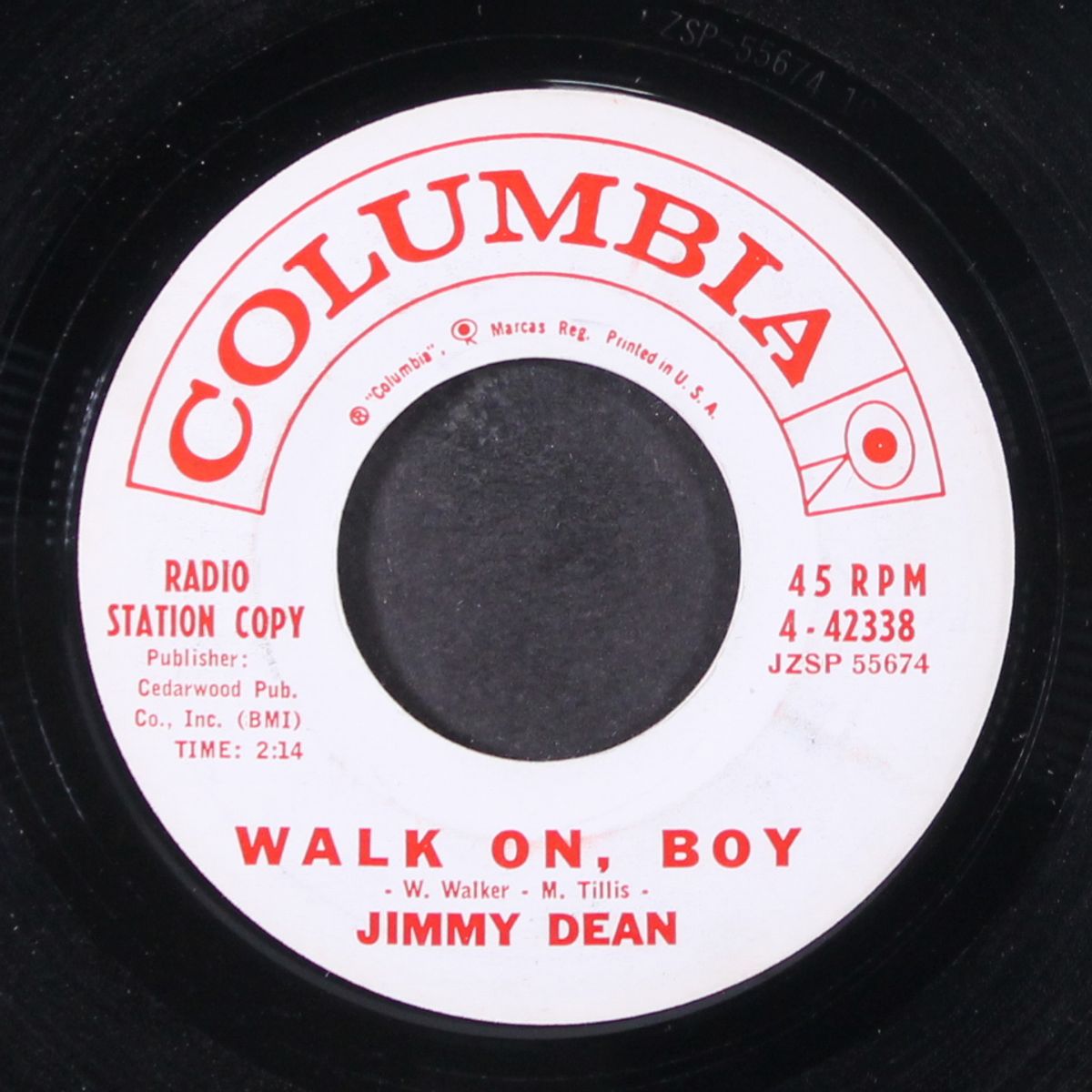 walk on boy / p.t. 109 by JIMMY DEAN