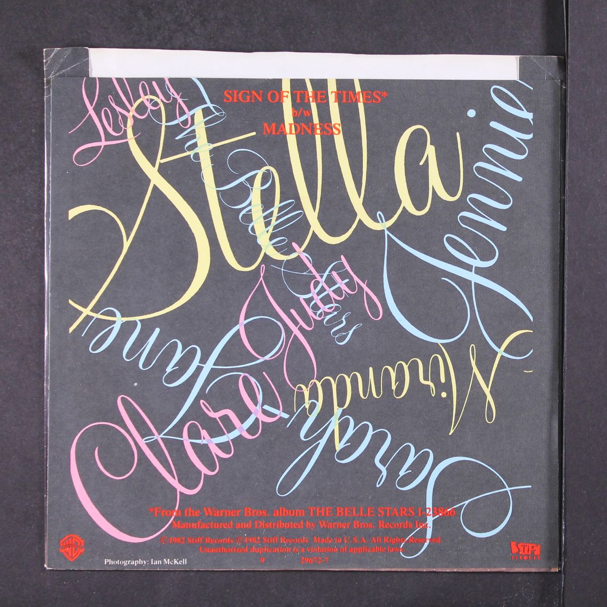 sign of the times / mono by BELLE STARS
