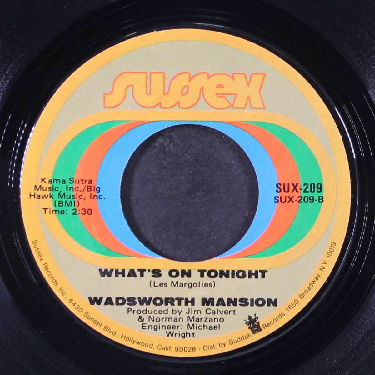 sweet mary / what's on tonight by WADSWORTH MANSION