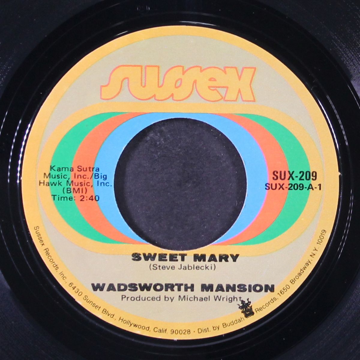sweet mary / what's on tonight by WADSWORTH MANSION